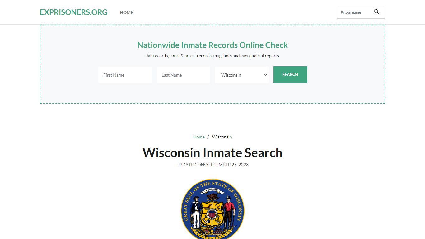 Wisconsin Inmate Search – Wisconsin DOC Offender Lookup